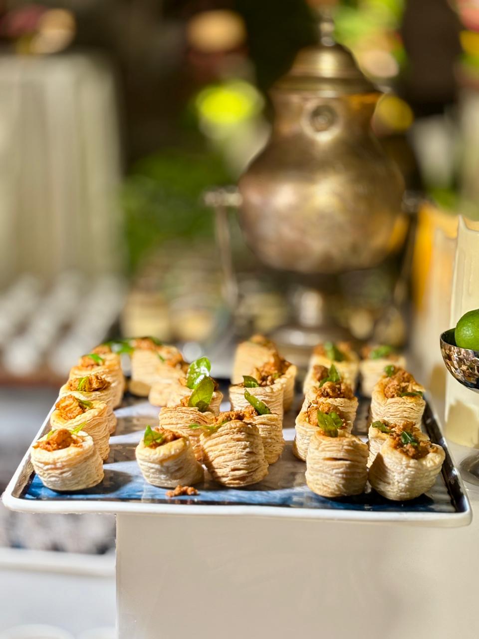 Bespoke bite-sized menu