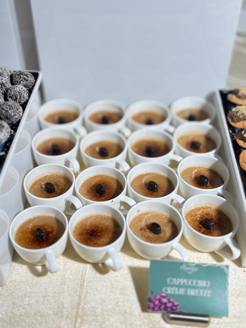 Dessert cups and petit fours